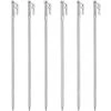 TANCYCO Piquets De Tente En Acier Robuste Avec Crochet Et Trou Pour Auvent De Tente De Camping En Plein Air (R40-6) -Tente de réception Soldes 66391455 1