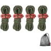 TANCYCO Lot De 4 Cordes De Tente Réfléchissantes De Camping 3,5 M X 4 Mm Cordes à Vent à Cordon Avec Boucle En Alliage D'aluminium Accessoires De Plein Air (vert) 2 TANCYCO Lot De 4 Cordes De Tente Réfléchissantes De Camping 3,5 M X 4 Mm Cordes à Vent à Cordon Avec Boucle En Alliage D'aluminium Accessoires De Plein Air (vert) -Tente de réception Soldes 66391491 1