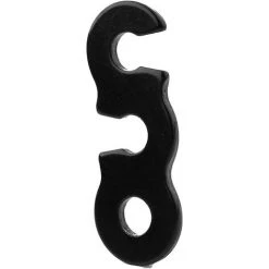 HEGUYEY 20pcs Aluminium Tente Guyline Coureur Tendeur Tente Auvent Corde Accessoires Trois Yeux Boucle De Corde Ouverte(Grand-Noir) -Tente de réception Soldes 66407800 2