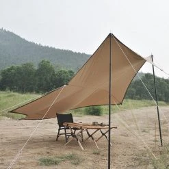 TANCYCO Tiges De Tente Télescopiques Légères En Alliage D'aluminium Réglables Pour Le Camping, La Randonnée, L'équipement De Camping En Plein Air (Champagne) -Tente de réception Soldes 66645845 5