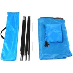 TANCYCO Tente De Camping Pour 2 Personnes Tente De Plage Portable Extérieure Monocouche (Bleu) 9 TANCYCO Tente De Camping Pour 2 Personnes Tente De Plage Portable Extérieure Monocouche (Bleu) -Tente de réception Soldes 66645864 3