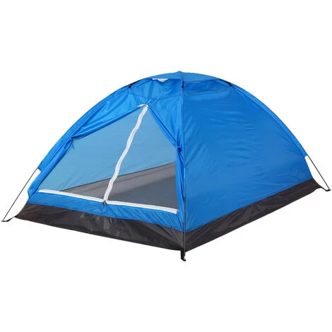 TANCYCO Tente De Camping Pour 2 Personnes Tente De Plage Portable Extérieure Monocouche (Bleu) 7 TANCYCO Tente De Camping Pour 2 Personnes Tente De Plage Portable Extérieure Monocouche (Bleu) - Image 5