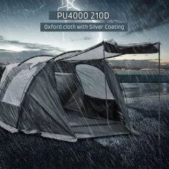 TANCYCO Tente De Voiture 5-8 Personnes étanche Extérieur Auvent De Voiture Abri Solaire Pliant Camping Auvent Ultraléger Plage Pare-soleil Tente De Voiture Robuste Pour Camping Voyage Famille Activités De Plein Air -Tente de réception Soldes 66645871 5