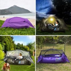 TANCYCO Tente De Lit Gonflable 2 En 1 Canapé Gonflable Avec Auvent Portable Camping En Plein Air Tente De Suspension Lit Pneumatique Pour Sac à Dos Randonnée Arrière-cour (Rose) 11 TANCYCO Tente De Lit Gonflable 2 En 1 Canapé Gonflable Avec Auvent Portable Camping En Plein Air Tente De Suspension Lit Pneumatique Pour Sac à Dos Randonnée Arrière-cour (Rose) -Tente de réception Soldes 66645884 5