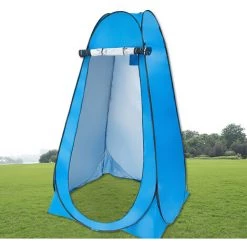 TANCYCO Tente Pop Up Vestiaire Tente Pliante Instantanée Avec Sac De Transport Douche Intimité Extérieure Bain Dressing Dressing Pour Plage Camping (Bleu Clair) -Tente de réception Soldes 66645885 3