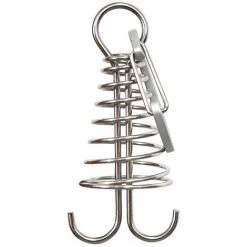 TANCYCO Lot De 10 Ancres D'auvent De Tente En Alliage D'aluminium Avec Mousqueton Pour Camping, Pêche, Randonnée (argent) -Tente de réception Soldes 66645894 2
