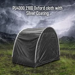 TANCYCO Abri De Rangement Extérieur étanche Pour Vélos, Tente De Vélo élargie Et Robuste, Gain De Place, Housse De Rangement Pour Outils De Jardin, Sac à Dos, Abri Pour 4 à 5 Vélos Adultes -Tente de réception Soldes 66645900 4