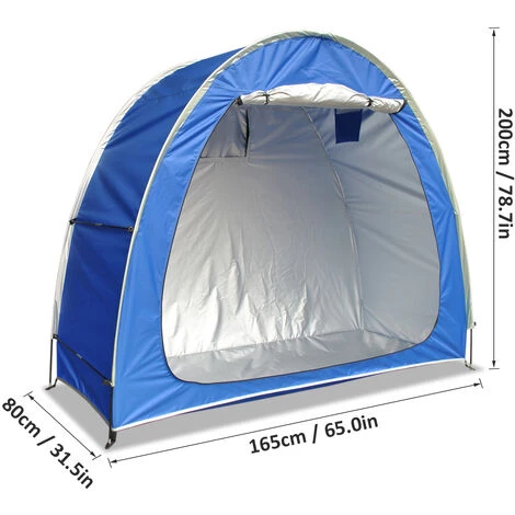 TANCYCO Abri De Rangement Extérieur étanche Pour Vélos, Tente De Vélo Robuste, Gain De Place, Housse De Rangement Pour Outils De Jardin, Sac à Dos, Abri (bleu) 5 TANCYCO Abri De Rangement Extérieur étanche Pour Vélos, Tente De Vélo Robuste, Gain De Place, Housse De Rangement Pour Outils De Jardin, Sac à Dos, Abri (bleu) – Image 3