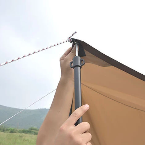 TANCYCO Alliage D'aluminium Camping Tente Pôle Tente Tige De Support Camping En Plein Air Auvent Auvent Cadres Accessoire 5 TANCYCO Alliage D'aluminium Camping Tente Pôle Tente Tige De Support Camping En Plein Air Auvent Auvent Cadres Accessoire - Image 3