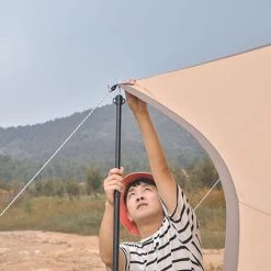 TANCYCO Alliage D'aluminium Camping Tente Pôle Tente Tige De Support Camping En Plein Air Auvent Auvent Cadres Accessoire 11 TANCYCO Alliage D'aluminium Camping Tente Pôle Tente Tige De Support Camping En Plein Air Auvent Auvent Cadres Accessoire -Tente de réception Soldes 66645959 5