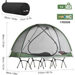 TANCYCO 4 Saisons 1 Personne Double Couche Tente De Randonnée Pliante Haute Et Basse Utilisation Tente De Camping Loin Du Sol Extérieur Moustiquaire Tente Pour La Maison Camping Randonnée Voyage Plage Arrière-cour Randonnée 8 TANCYCO 4 Saisons 1 Personne Double Couche Tente De Randonnée Pliante Haute Et Basse Utilisation Tente De Camping Loin Du Sol Extérieur Moustiquaire Tente Pour La Maison Camping Randonnée Voyage Plage Arrière-cour Randonnée -Tente de réception Soldes 66645972 2