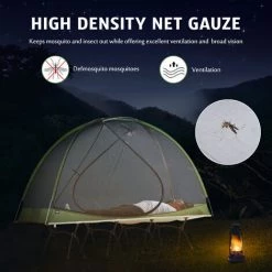 TANCYCO 4 Saisons 1 Personne Double Couche Tente De Randonnée Pliante Haute Et Basse Utilisation Tente De Camping Loin Du Sol Extérieur Moustiquaire Tente Pour La Maison Camping Randonnée Voyage Plage Arrière-cour Randonnée 10 TANCYCO 4 Saisons 1 Personne Double Couche Tente De Randonnée Pliante Haute Et Basse Utilisation Tente De Camping Loin Du Sol Extérieur Moustiquaire Tente Pour La Maison Camping Randonnée Voyage Plage Arrière-cour Randonnée -Tente de réception Soldes 66645972 4