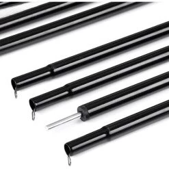 TANCYCO Extérieur Coupe-Vent Canopy Pole Barbecue Tent Hall Pole Canopy Support Iron Pole Suit 2m Randonnée Camping Tente Accessoires (Type2) -Tente de réception Soldes 66646018 5