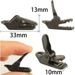 OUSUDELA 70pcs Clip De Fixation Bache Auvent, Clips De Verrouillage Clips De Bâche Clips Toile De Tente En Linoléum En Plastique Pour Bache Auvent, Pinces à Bâche Tarp Clip Tent Clip -Tente de réception Soldes 66652041 4