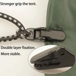 OUSUDELA 70pcs Clip De Fixation Bache Auvent, Clips De Verrouillage Clips De Bâche Clips Toile De Tente En Linoléum En Plastique Pour Bache Auvent, Pinces à Bâche Tarp Clip Tent Clip -Tente de réception Soldes 66652041 5