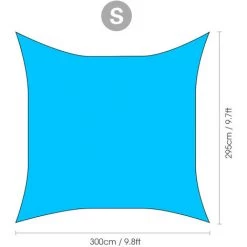 HAPPYSHOPPING Set Canopy, Bleu 300*295CM (avec Accessoires) 9 HAPPYSHOPPING Set Canopy, Bleu 300*295CM (avec Accessoires) -Tente de réception Soldes 66661845 3