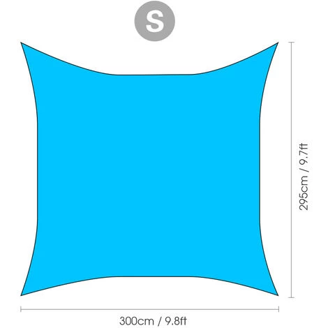 HAPPYSHOPPING Set Canopy, Bleu 300*295CM (avec Accessoires) 5 HAPPYSHOPPING Set Canopy, Bleu 300*295CM (avec Accessoires) – Image 3