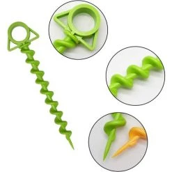 DKSFJKL 8 Pièces Piquets De Tente Piquets Métalliques Robustes Piquets D'ancrage Au Sol Piquet Toile De Tente Peg Sardine Tente Pour Pelouse Plage Camping -Tente de réception Soldes 66744533 5