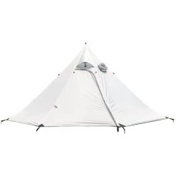 TANCYCO Tente Pyramide Ultralight 3 4 Personnes Tente Sac à Dos Tente Imperméable 4 Saisons (Blanc)