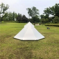 TANCYCO Tente Pyramide Ultralight 3 4 Personnes Tente Sac à Dos Tente Imperméable 4 Saisons (Blanc) -Tente de réception Soldes 66805977 4