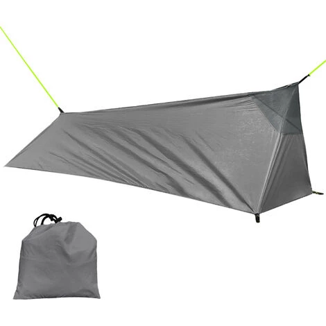 TANCYCO Tente De Randonnée Camping En Plein Air Sac De Couchage Tente Légère Pour Personne Seule Avec Filet (Gris) 3 TANCYCO Tente De Randonnée Camping En Plein Air Sac De Couchage Tente Légère Pour Personne Seule Avec Filet (Gris)
