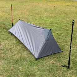 TANCYCO Tente De Randonnée Camping En Plein Air Sac De Couchage Tente Légère Pour Personne Seule Avec Filet (Gris) 9 TANCYCO Tente De Randonnée Camping En Plein Air Sac De Couchage Tente Légère Pour Personne Seule Avec Filet (Gris) -Tente de réception Soldes 66805995 3