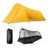 TANCYCO Tente De Camping 2 Personnes Tente Extérieure Pour Camping Vélo Randonnée Muntaineering Plage (jaune) -Tente de réception Soldes 66806003 1