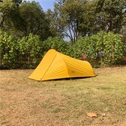 TANCYCO Tente De Camping 2 Personnes Tente Extérieure Pour Camping Vélo Randonnée Muntaineering Plage (jaune) -Tente de réception Soldes 66806003 2