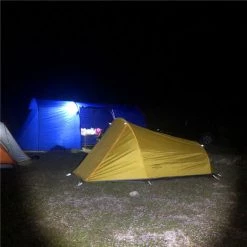 TANCYCO Tente De Camping 2 Personnes Tente Extérieure Pour Camping Vélo Randonnée Muntaineering Plage (jaune) -Tente de réception Soldes 66806003 5