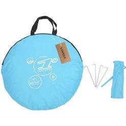 TANCYCO Tente De Plage Instantanée Pop Up Protection UV Légère Abri Solaire Tente Pare-soleil Auvent (Bleu) 9 TANCYCO Tente De Plage Instantanée Pop Up Protection UV Légère Abri Solaire Tente Pare-soleil Auvent (Bleu) -Tente de réception Soldes 66806012 3