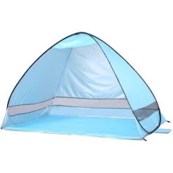 TANCYCO Tente De Plage Instantanée Pop Up Protection UV Légère Abri Solaire Tente Pare-soleil Auvent (Bleu) 11 TANCYCO Tente De Plage Instantanée Pop Up Protection UV Légère Abri Solaire Tente Pare-soleil Auvent (Bleu) -Tente de réception Soldes 66806012 5