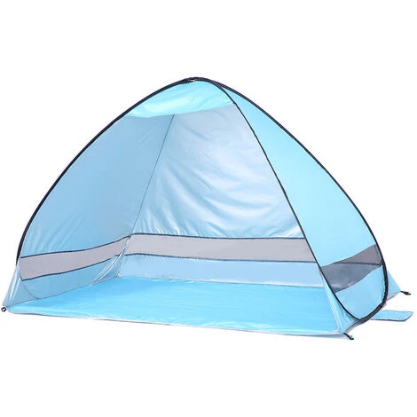 TANCYCO Tente De Plage Instantanée Pop Up Protection UV Légère Abri Solaire Tente Pare-soleil Auvent (Bleu) 7 TANCYCO Tente De Plage Instantanée Pop Up Protection UV Légère Abri Solaire Tente Pare-soleil Auvent (Bleu) - Image 5