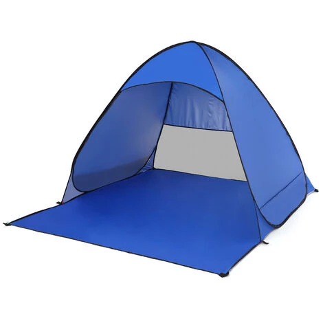 TANCYCO Tente De Plage Automatique Instantanée Pop Up Légère Protection UV Extérieure Camping Pêche Tente Cabana Abri Soleil (165 × 150 × 110 Cm, Bleu Royal) 4 TANCYCO Tente De Plage Automatique Instantanée Pop Up Légère Protection UV Extérieure Camping Pêche Tente Cabana Abri Soleil (165 × 150 × 110 Cm, Bleu Royal) – Image 2
