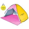 TANCYCO Tente De Camping En Plein Air Pop-up Fun-Play Tent Tente Instantanée Automatique Tente De Protection UV Auvent Pare-soleil Pour Camping Plage Arrière-cour (L, Jaune Et Rose) -Tente de réception Soldes 66806043 1