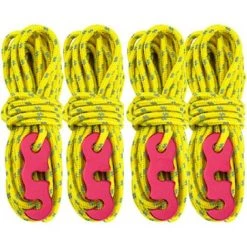 OCXIN Corde Paracorde Réfléchissante De 4M Avec Tendeur De Corde Pour Le Camping De Bâche De Tente