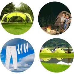 OCXIN Corde Paracorde Réfléchissante De 4M Avec Tendeur De Corde Pour Le Camping De Bâche De Tente -Tente de réception Soldes 66859593 5