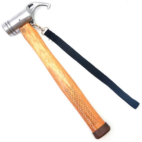 TANCYCO Marteau Multifonctionnel Extérieur D'extracteur D'ongle De Tente De Camping De Marteau En Acier Avec Le Marteau De Sécurité De Poignée En Bois 3 TANCYCO Marteau Multifonctionnel Extérieur D'extracteur D'ongle De Tente De Camping De Marteau En Acier Avec Le Marteau De Sécurité De Poignée En Bois