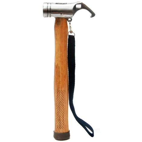 TANCYCO Marteau Multifonctionnel Extérieur D'extracteur D'ongle De Tente De Camping De Marteau En Acier Avec Le Marteau De Sécurité De Poignée En Bois 4 TANCYCO Marteau Multifonctionnel Extérieur D'extracteur D'ongle De Tente De Camping De Marteau En Acier Avec Le Marteau De Sécurité De Poignée En Bois - Image 2