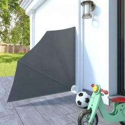 LES TENDANCES Auvent Latéral Pliable De Balcon Gris 140x140 Cm -Tente de réception Soldes 66888805 4