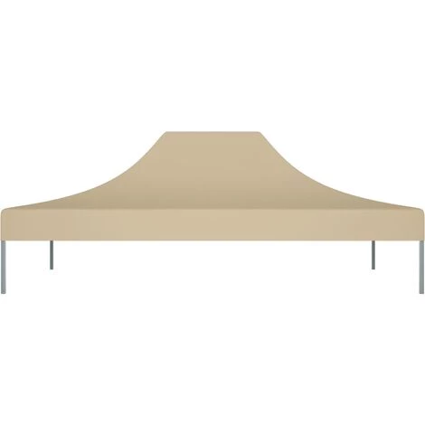 LES TENDANCES Toit De Tente De Réception 4x3 M Beige 270 G/m² 5 LES TENDANCES Toit De Tente De Réception 4x3 M Beige 270 G/m² - Image 3