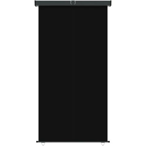 LES TENDANCES Auvent Latéral De Balcon 160x250 Cm Noir 5 LES TENDANCES Auvent Latéral De Balcon 160x250 Cm Noir – Image 3