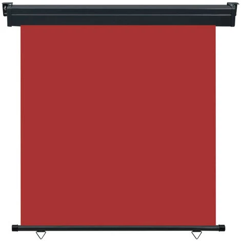 LES TENDANCES Auvent Latéral De Balcon 170x250 Cm Rouge 4 LES TENDANCES Auvent Latéral De Balcon 170x250 Cm Rouge – Image 2
