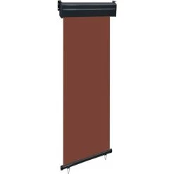 LES TENDANCES Auvent Latéral De Balcon 60x250 Cm Marron