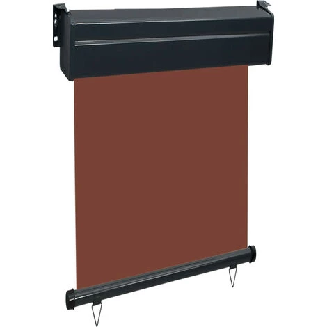 LES TENDANCES Auvent Latéral De Balcon 60x250 Cm Marron 5 LES TENDANCES Auvent Latéral De Balcon 60x250 Cm Marron – Image 3