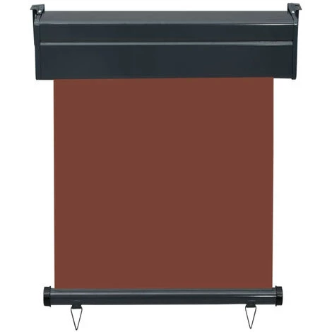 LES TENDANCES Auvent Latéral De Balcon 60x250 Cm Marron 6 LES TENDANCES Auvent Latéral De Balcon 60x250 Cm Marron – Image 4