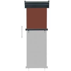 LES TENDANCES Auvent Latéral De Balcon 60x250 Cm Marron 11 LES TENDANCES Auvent Latéral De Balcon 60x250 Cm Marron -Tente de réception Soldes 66905136 5