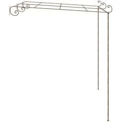 LES TENDANCES Pergola De Jardin Marron Antique 3x3x2,5 M Fer -Tente de réception Soldes 66922344 3