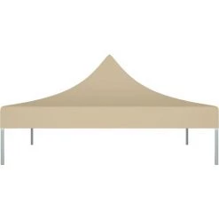 LES TENDANCES Toit De Tente De Réception 3x3 M Beige 270 G/m² -Tente de réception Soldes 66923392 3