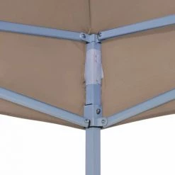 LES TENDANCES Toit De Tente De Réception 4x3 M Taupe 270 G/m² -Tente de réception Soldes 66924921 5