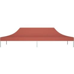 LES TENDANCES Toit De Tente De Réception 6x3 M Terre Cuite 270 G/m² -Tente de réception Soldes 66925119 3